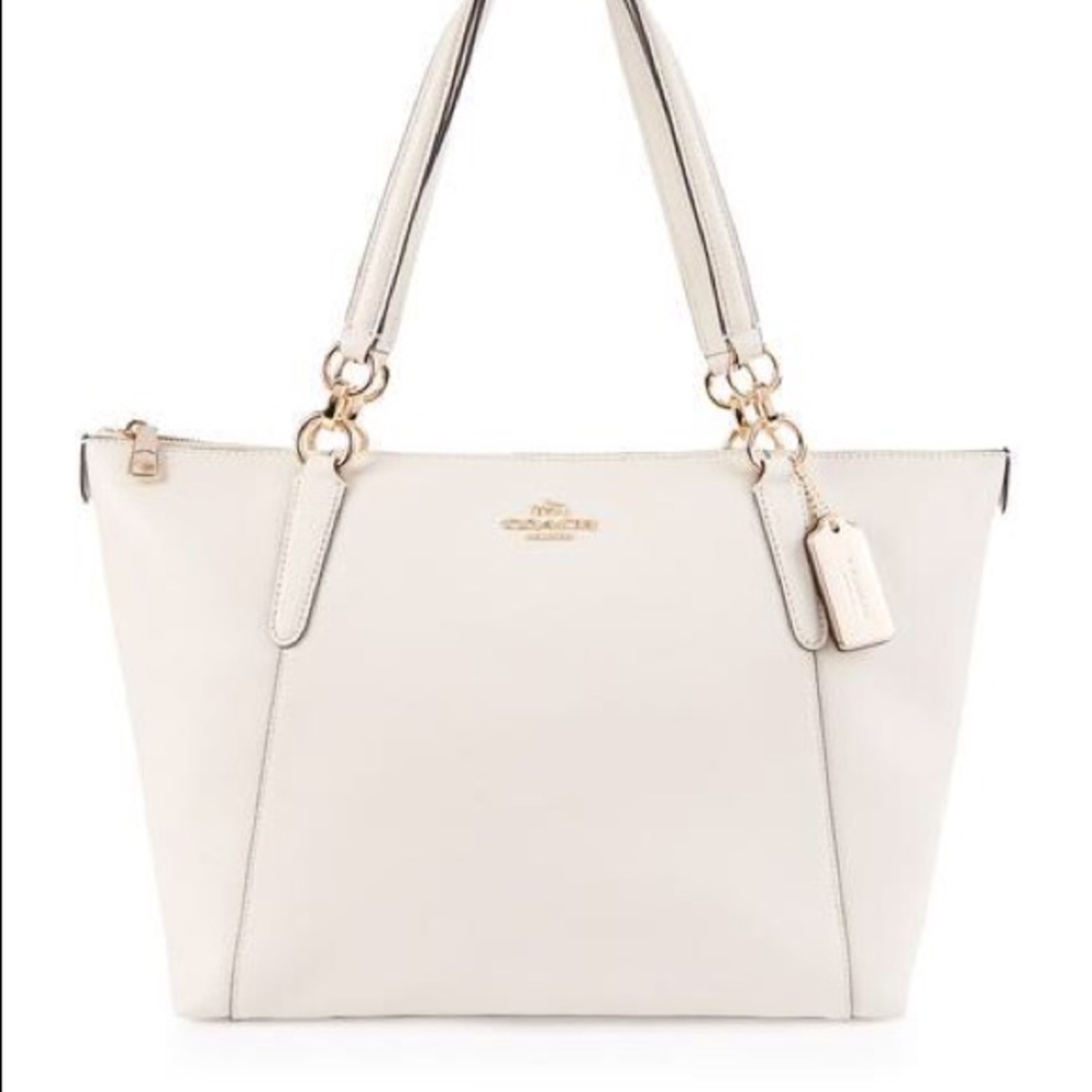 Authentic Coach Bag; Ava Crossgrain Leather Tote
